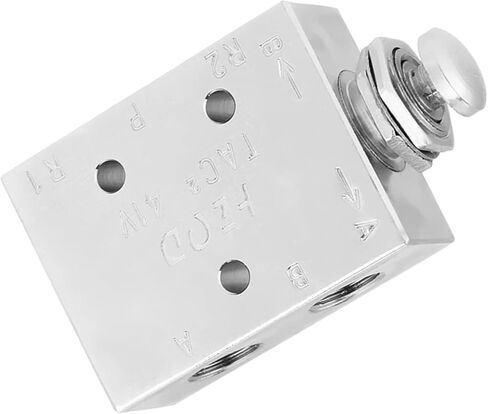 TAC2 41P 2 موضع 3 طرق التحكم في مقبض الهواء الهوائي ON OFF Toggle Valve هيكل معدني ممتاز للآلات الصناعية وأنظمة التشغيل الآلي in Kuwait