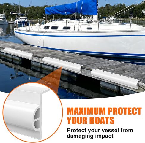 5 Park Dock Bumpers,Each 23.5in Boat Dock Fenders for Greater Protection and Edge Guarding, Durable Dock Protectors for Boats,Sturdy Dock Bumpers to Shield Your Dock from Impacts in Kuwait