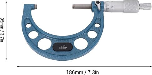 Outer Diameter Micrometer Spindle Mechanical Micrometer Calibration Part 2-3 Inch with Wrench for Thickness Measurement in Kuwait
