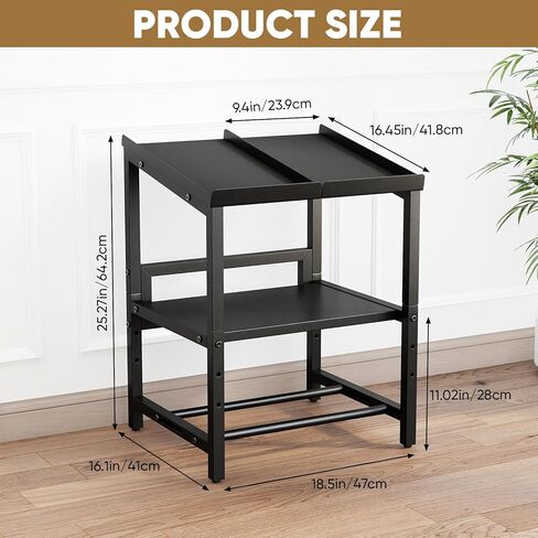 Adjustable Dumbbell Rack, 3 Tier Adjustable Dumbbell Stand, Holds 660LBS, Heavy Duty Dumbbells Weight Rack, Kettlebell Stand for Home Gym Strength Training, Rack Only in Kuwait