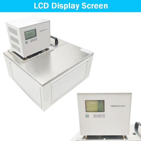 Refrigerated Circulating Water Liquid Bath 6L Laboratory Chiller Circulator -5℃-100℃ Low Temperature Cooling Liquid Circulator Cooling Circulator Pump Chiller with Transformer in Kuwait