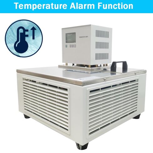 Refrigerated Circulating Water Liquid Bath 6L Laboratory Chiller Circulator -5℃-100℃ Low Temperature Cooling Liquid Circulator Cooling Circulator Pump Chiller with Transformer in Kuwait
