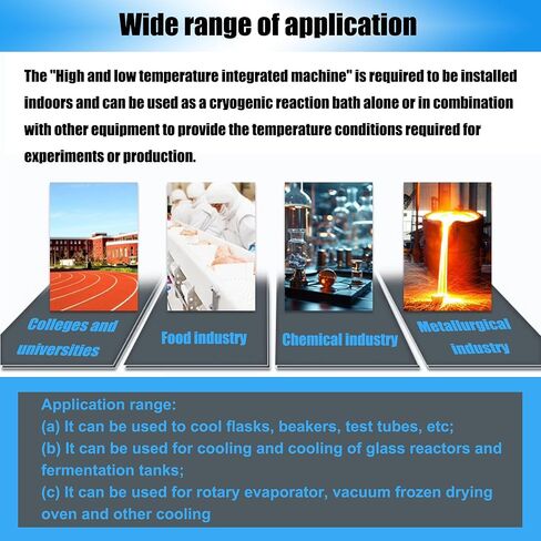 آلة متكاملة لتدوير درجة الحرارة العالية والمنخفضة 10 لتر 110 فولت حمام تفاعل ذكي لتدوير درجة الحرارة الثابتة الساخنة والباردة (-30 درجة مئوية ~ 200 درجة مئوية) لمفاعلات المختبر والمبخرات والأواني الزجاجية in Kuwait