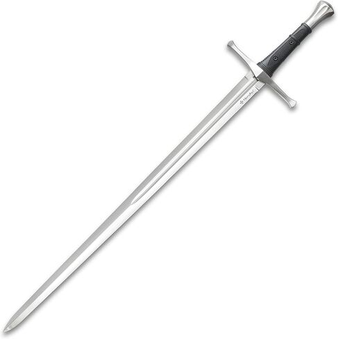 HONSHU عريض السيف والغمد - 43 1/2 "الطول الكامل | 1060 شفرة من الصلب الكربوني | متوازن وخفيف الوزن | TPR متين مع قبضة مانعة للانزلاق | الحلق من الفولاذ المقاوم للصدأ | يتضمن شماعة حزام جلدي in Saudi Arabia