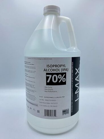 كحول الأيزوبروبيل - IPA 70% (4-1 جالون) عالي النقاء IPA - صنع في الولايات المتحدة الأمريكية in Kuwait