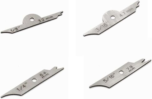 Mini Pocket 11pcs Fillet Weld set inspection Throat Leg Length Inspection Tool Stainless Steel Standard & Metric in Saudi Arabia