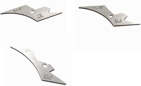 Mini Pocket 11pcs Fillet Weld set inspection Throat Leg Length Inspection Tool Stainless Steel Standard & Metric in Saudi Arabia