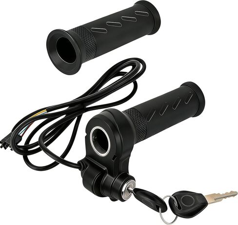 خنق تويست كامل يناسب Ridstar Q20، 3 دبوس قابس مقاوم للماء متوافق مع Ridstar Q20/Q20 Pro Lite E-Bike، مع مفتاحين لترقية ملحقات سكوتر الكهربائية Trike الجهد العالمي in Kuwait