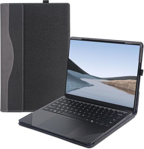 تغطية حالة الكمبيوتر المحمول فقط ل 2024 Microsoft Surface Laptop 7 15 بوصة (طراز 2037) دفتر دفتر قابلة للفصل ثقب حماية حماية الكمبيوتر (رمادي داكن ، 15) in Kuwait