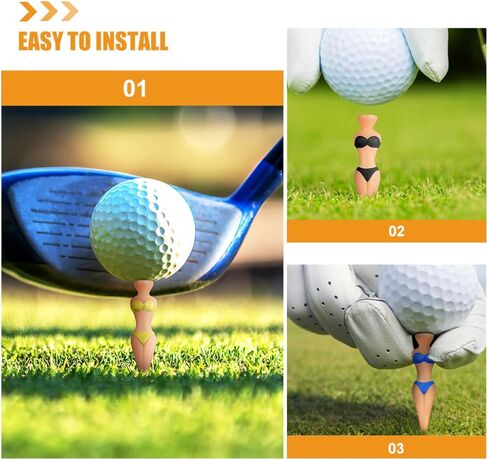5pcs Replaceable Golf Tees Set Colorful Small Wear-Resist Plastic Golf Ball Stands and Sporting Use in Saudi Arabia