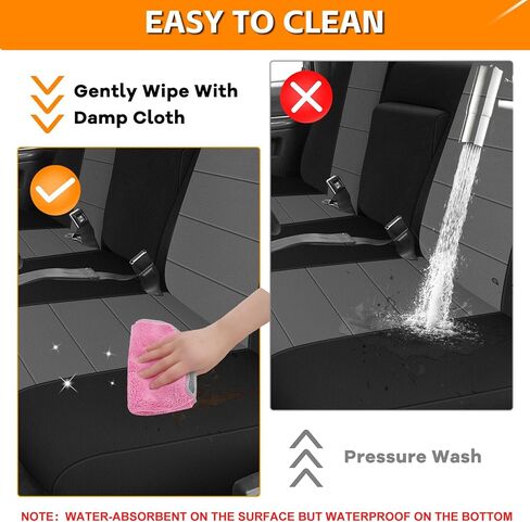 Truck Seat Cover Compatible with 1987-1991 Ford F150 Front Bench with Opening Armrest and Molded Headrest, Charcoal in Kuwait