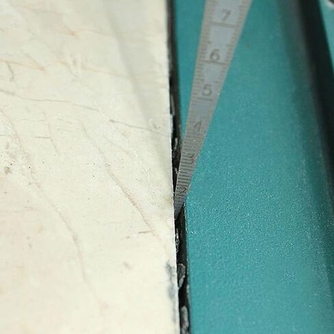 PURPLELILY Stainless Steel Taper Welding Gauge Test Welding Taper for Gauge Depth Ruler Hole Inspection Tool 2 Pieces 1-15mm 1- Taper Ruler in Kuwait