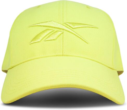 ريبوك ناقلات البيسبول قبعة | التجفيف السريع | قابل للتعديل | Snapback | كل يوم | حماية الشمس - العنبر الأسود/الكهربائي in Kuwait