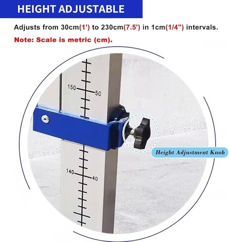Portable High Jump Standards for Track and Field, Adjustable Aluminum Training Stands, Easy Setup, Perfect for Competitions and Practice, Range: 1' to 7.5' in Saudi Arabia