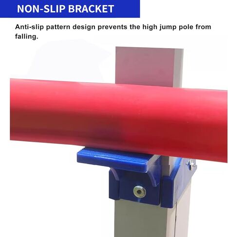 Portable High Jump Standards for Track and Field, Adjustable Aluminum Training Stands, Easy Setup, Perfect for Competitions and Practice, Range: 1' to 7.5' in Saudi Arabia