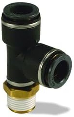 Push-Lock, Male Run Tee, 1/4"x1/4"x3/8" in Saudi Arabia
