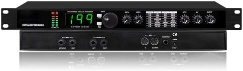 Digital Audio Processor - Quad-Core DSP Multi-Effects with 199 Presets, MIDI Compatibility, and 24-Bit Signal Processing for Studio Recording and Live Performance in Kuwait