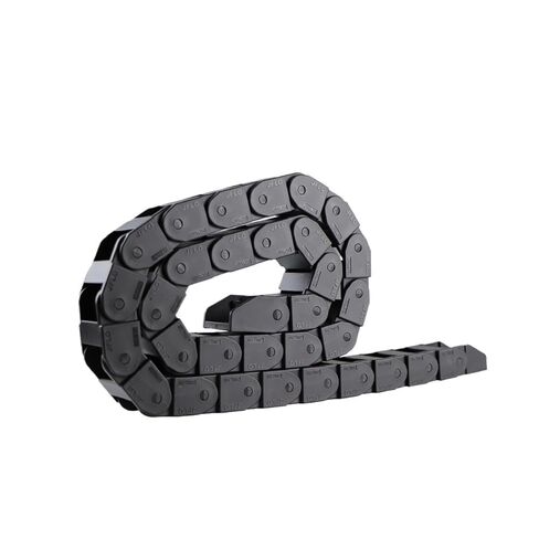 Cable Chains 15x20 15x30 18x25 18x37 mm Bridge Type Non-Opening Plastic Towline Transmission Drag Chain for Machine 1M(28mm,18x25 mm) in Kuwait