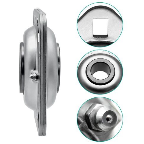 محمل شفة Hex Autoparts Harrow 1-3/4 بوصة متوافق مع FD209RA ST427 ST490، محمل قرص هارو 1-3/4 بوصة للمعدات الزراعية Case-IH New Holland، 1.75 بوصة (قطعة واحدة) in Kuwait