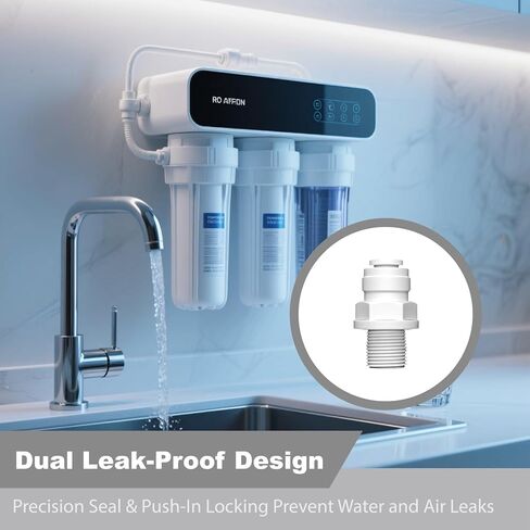 10 قطع 1/4 دفع لتوصيل التركيبات NPT ذكر إلى 1/4 OD توصيل سريع لخط المياه موصل أنابيب الدفع للتوصيل المناسب لأنظمة ثلاجة تنقية المياه صمام مستر الحاجز in Kuwait