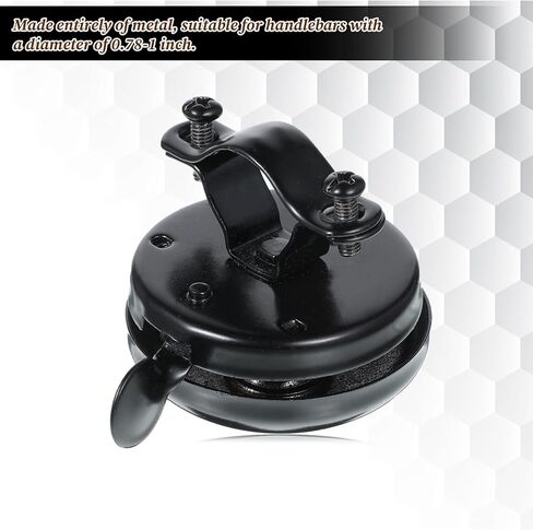 2 Pack Bike Bells Bicycle Bell for Adult Bikes Cycling Horns Classic Black Bike Bell Loud Ringing Sound Bicycle Bells Easy to Install Cycling Accessories for Mountain Road and Commuter Safety Black in Saudi Arabia