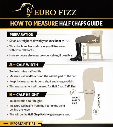 Equestrian Half Chaps synthatic learher. in Kuwait