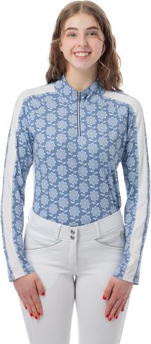 Equinavia Selma Womens Equestrian Long Sleeve Sun Shirt | Riding Shirt with UPF 50 UV Protection and Breathable Mesh in Saudi Arabia