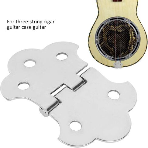 Metal Guitar Tailpiece Musical Instrument Accessory Silver 3-String Cigar Box Guitars in Saudi Arabia