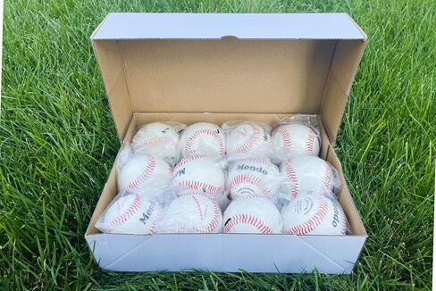 Baseballs, Set of 12 Practice, Recreational Hitting Baseball, Great for Cage and Skills Training in Saudi Arabia