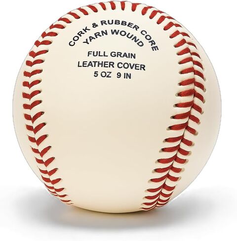 Baseballs, Set of 12 Practice, Recreational Hitting Baseball, Great for Cage and Skills Training in Saudi Arabia