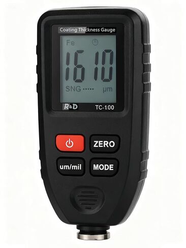 Paint Thickness Gauge for Cars | Paint Thickness Gauge for Used Car Buyers – 0-51 mil Accident-Repair Detector, Fe&NFe Auto Probe Coating Thickness Gauge, 6-Foil Calibrated Paint Meter & Depth Gauge in Kuwait