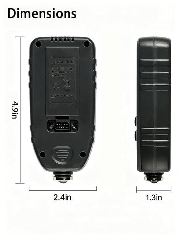 Paint Thickness Gauge for Cars | Paint Thickness Gauge for Used Car Buyers – 0-51 mil Accident-Repair Detector, Fe&NFe Auto Probe Coating Thickness Gauge, 6-Foil Calibrated Paint Meter & Depth Gauge in Kuwait