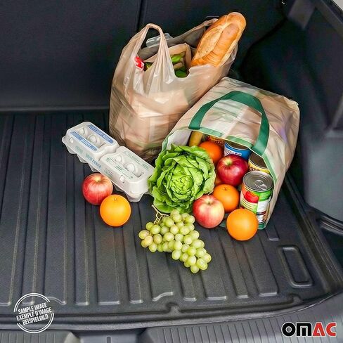 OMAC Cargo Mats Liner for Audi A3 A3 e-tron A3 Quattro 2015-2020 Sedan Black TPE in Kuwait