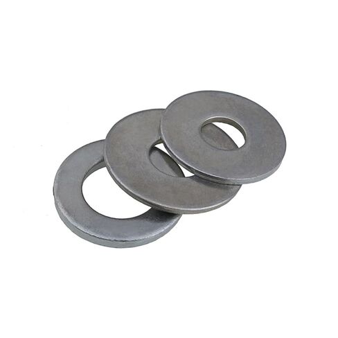 M2 /2.5 .6 .7/3 /4/5 /6 White Zinc Plating Flat Washer Gasket(M5x14x1-20pcs) in Saudi Arabia