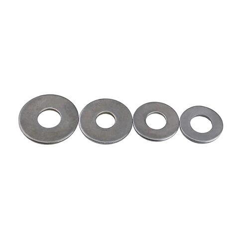 M2 /2.5 .6 .7/3 /4/5 /6 White Zinc Plating Flat Washer Gasket(M5x14x1-20pcs) in Saudi Arabia