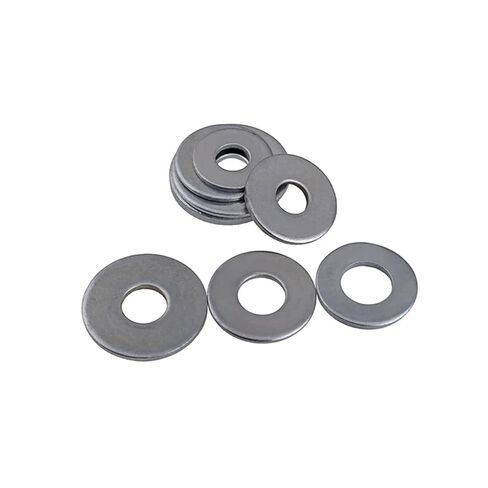 M2 /2.5 .6 .7/3 /4/5 /6 White Zinc Plating Flat Washer Gasket(M5x14x1-20pcs) in Saudi Arabia
