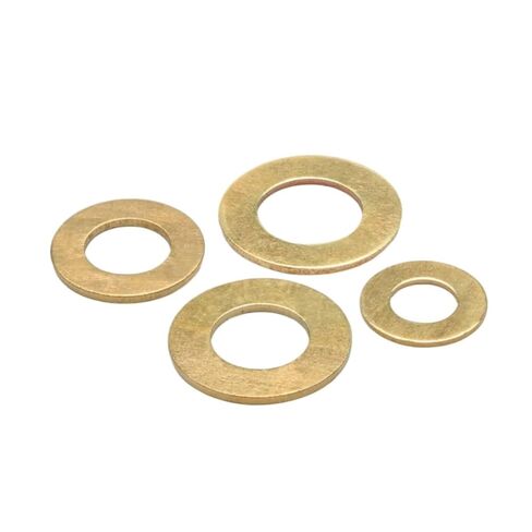 100PCS M2 /2.5/3 /4 H59 Brass GB97 Standard Miniature Solid Copper Flat Washer Round Metal Meson(M2.5x6x0.4) in Saudi Arabia