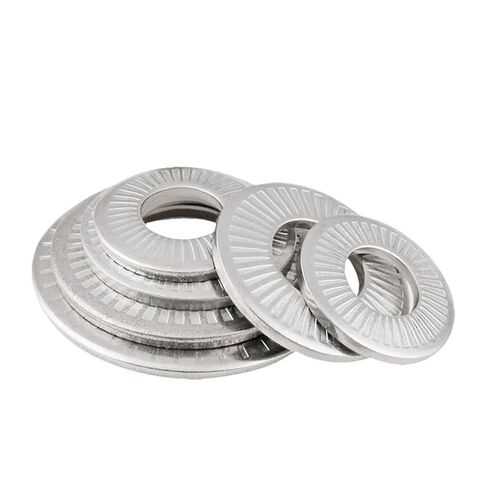 2/5/ 10/20/ 50pcs M3 /4/5 /6/8 /10/12 /16/20 304 Stainless Steel Locking Washer Printing Oblique Lock(M6 50pcs) in Saudi Arabia