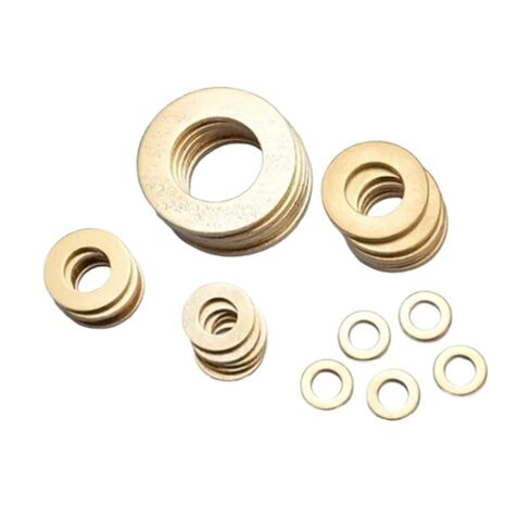 DIN125 M2 /2.5/3 /4/5 /6/8 Brass Flat Washer Gasket(M8X16X1.2 20PCS) in Saudi Arabia