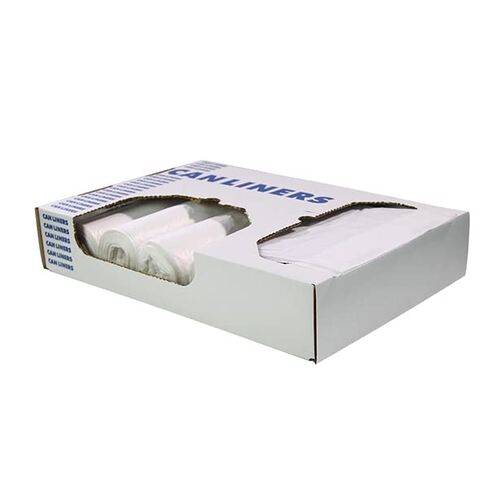 Eco-Blend Max 40-45 Gallon Can Liner by Heritage Bag Co. (150 Pack) 40"x46" 0.8mil Clear. Made with 30% PCR in Saudi Arabia
