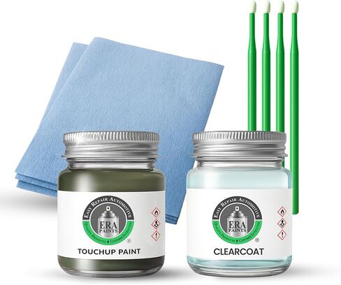 ERA Paints PGJ/EGJ - Green Metallic for JEEP Exact Match Automotive Touch Up Paint Jar - Basic Kit in Kuwait