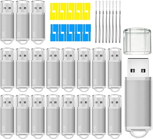 4GB Flash Drive 1 Pack Green USB 2.0 Thumb Drive 4GB Pendrive Metal Memory Stick Jump Zip Drive USB Storage Flash Drives for Data Storage with Lanyards & Label in Kuwait