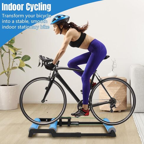 Aluminum Rollers Indoor Bike Resistance Trainer Anti-Slip Cycling Exercise Training Enhance Your Balance for Mountain Biking Racing & Strength Training in Saudi Arabia