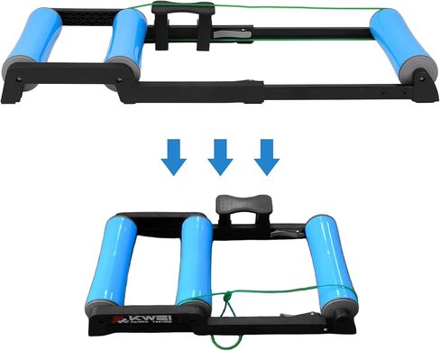 Aluminum Rollers Indoor Bike Resistance Trainer Anti-Slip Cycling Exercise Training Enhance Your Balance for Mountain Biking Racing & Strength Training in Saudi Arabia