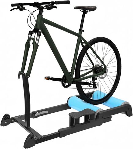 Indoor Bike Resistance Trainer, Detachable Stationary Bicycle Roller, Aluminum Alloy Anti Slip Home Cycling Trainer, Adjustable Fitness Equipment for Mountain Road Bike Racing Strength Training in Saudi Arabia