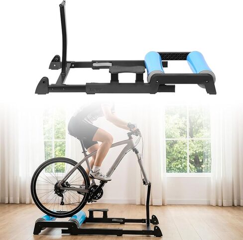 Indoor Bike Resistance Trainer Detachable Professional Training Platform Anti-Slip Racing & Strength Training Equipment for Men & Women Indoor Fitness in Saudi Arabia