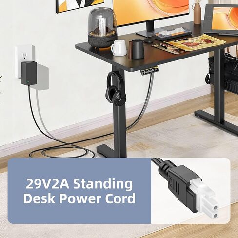 29V Power Cord for Standing Desk, Replacement Charger Compatible with Claiks P1.01.001 P101001 40" 48" 55" 63" Inches Electric Standing Desk Adjustable Height Stand up Desk YH-K290018-C Adapter in Saudi Arabia