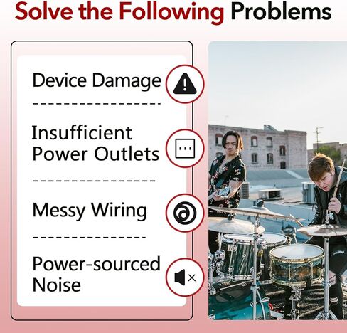 محول طاقة بدواسة الجيتار 9 فولت 0.5 أمبير، متوافق مع دواسات تأثيرات Boss JOYO ولوحات المفاتيح ولوحات الدواسات ذات التأثير، تيار متردد 9 فولت 500 مللي أمبير in Kuwait