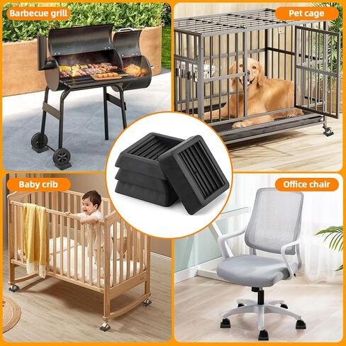 4pcs Griddle Leveling Shims Kit 1/4" Wedges for Tables Leveling Shims Furniture Shim Grill Levelers Shim and Wedges for Levelings(Color:Black) in Kuwait