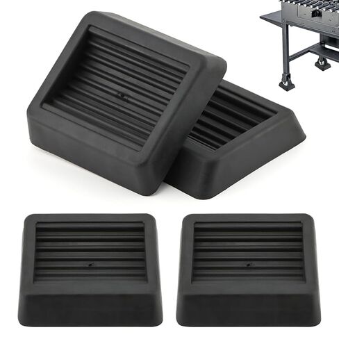 4pcs Griddle Leveling Shims Kit 1/4" Wedges for Tables Leveling Shims Furniture Shim Grill Levelers Shim and Wedges for Levelings(Color:Black) in Kuwait